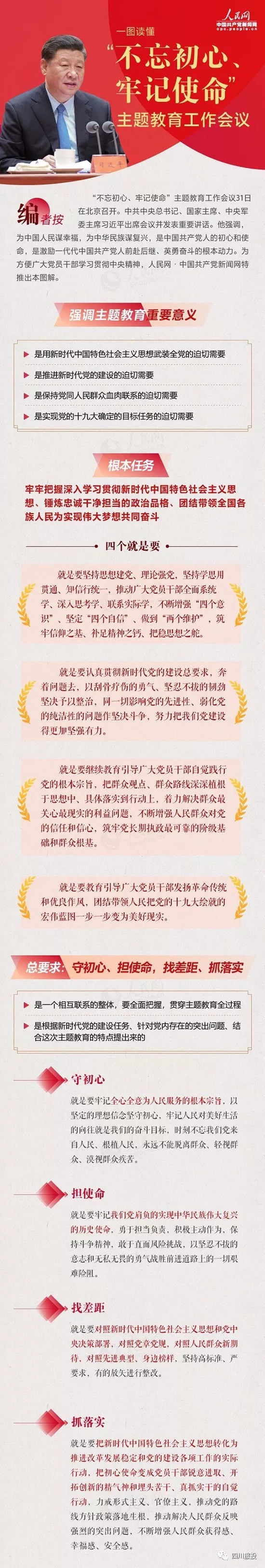 不忘初心、牢记使命| 一图读懂“不忘初心、牢记使命”主题教育工作会议