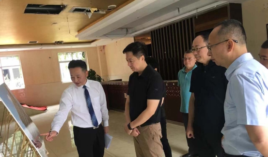 集团领导率队考察尊龙凯时酒店部分存量项目